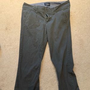 American Eagle Grey Pants 4 SHORT